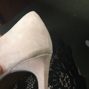 Pink Heels scuff mark In back